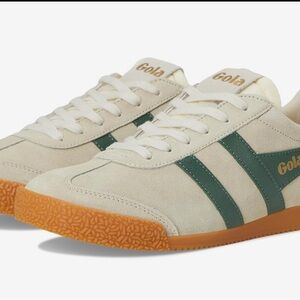 Gola Cream and Green Sneakers